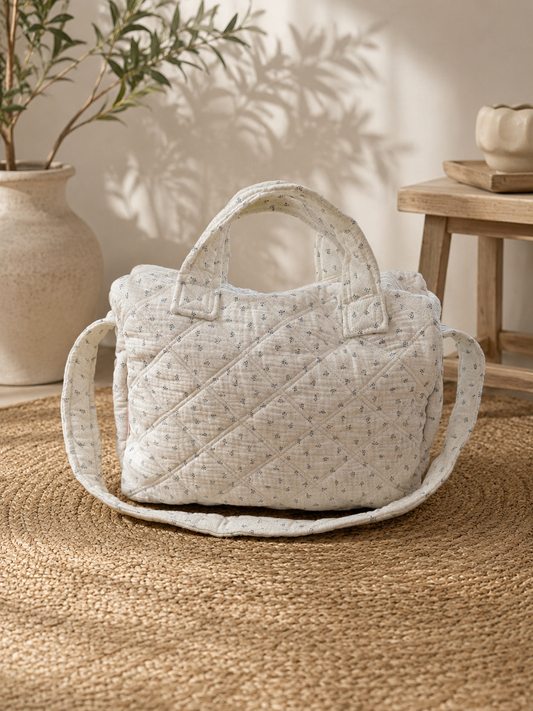 Soft Bloom Travel Tote