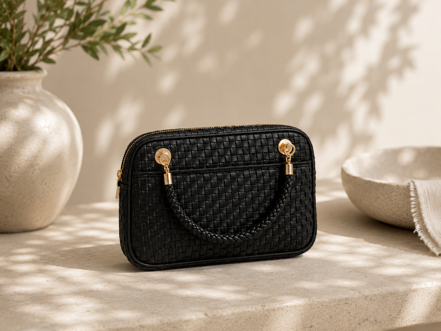 The Woven Handle Bag
