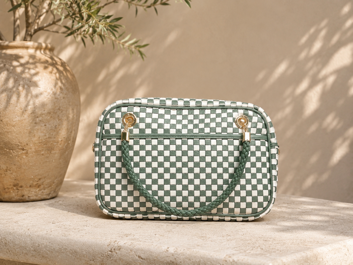 The Woven Handle Bag