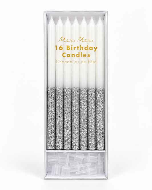 Glitter Dipped Birthday Candles