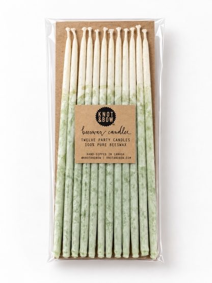 Beeswax Birthday Candles