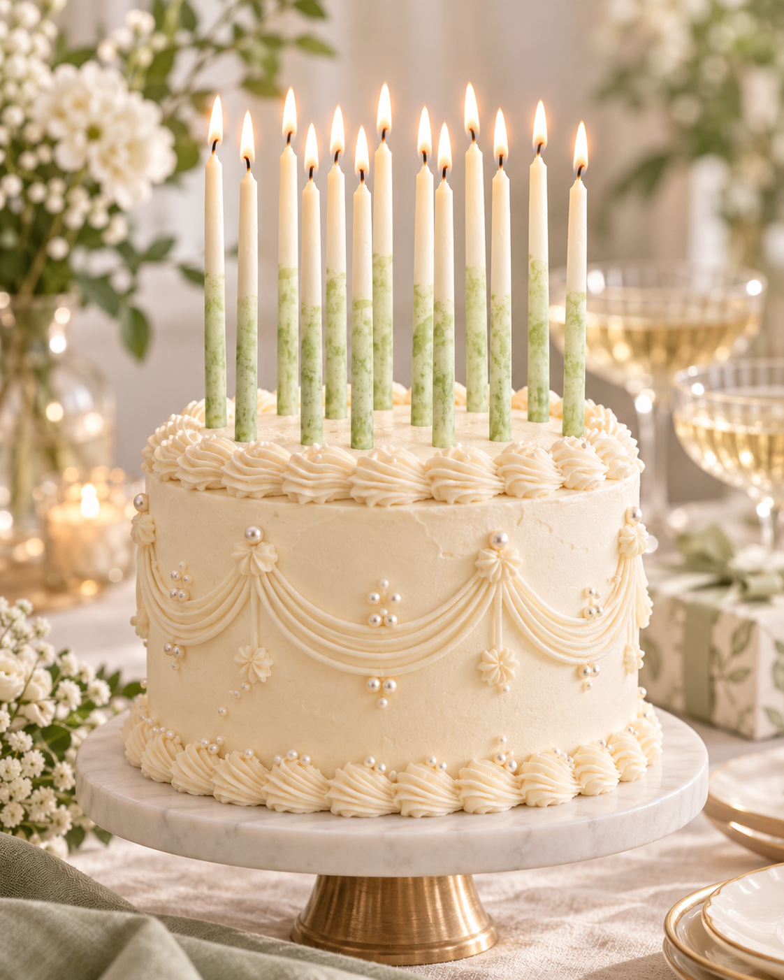 Beeswax Birthday Candles