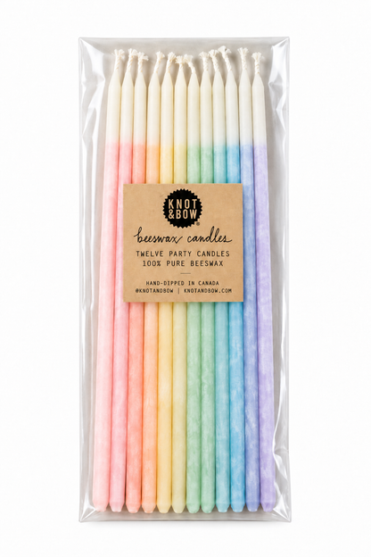 Beeswax Birthday Candles