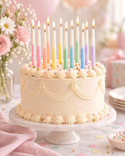 Beeswax Birthday Candles