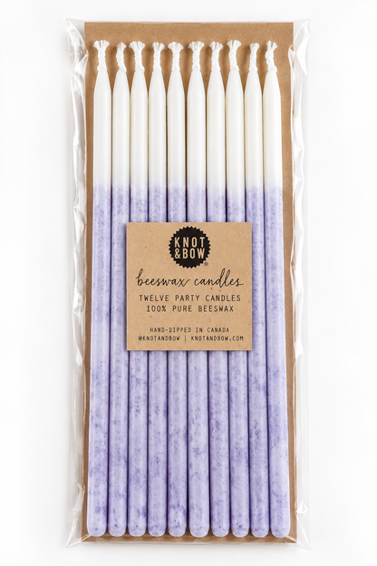 Beeswax Birthday Candles