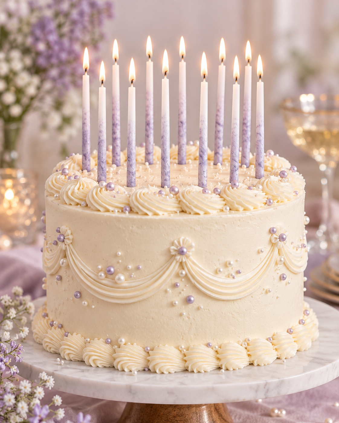 Beeswax Birthday Candles