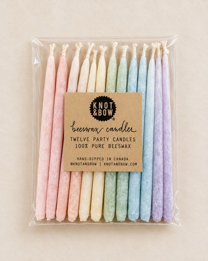 Mini Beeswax Birthday Candles
