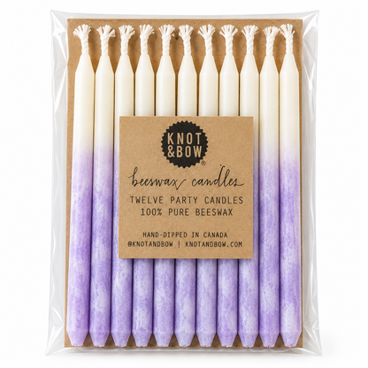 Mini Beeswax Birthday Candles