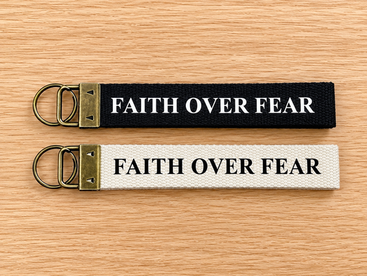 Faith Over Fear Wristlets