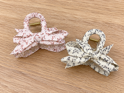Blooming Bow Claw Clip