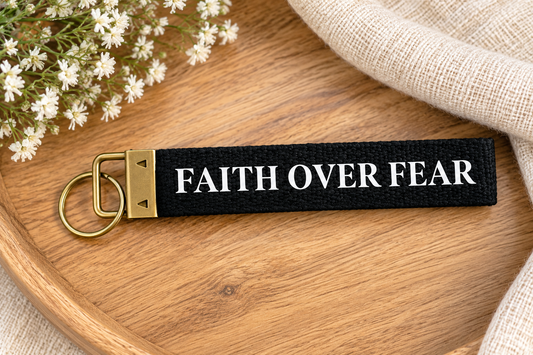 Faith Over Fear Wristlets