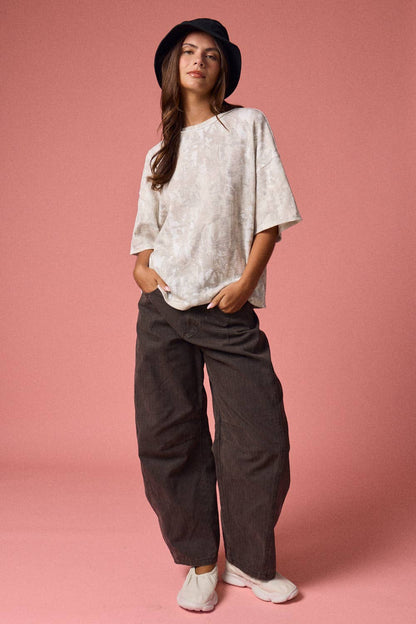 Camp Ribbed Loose Fit Shirt