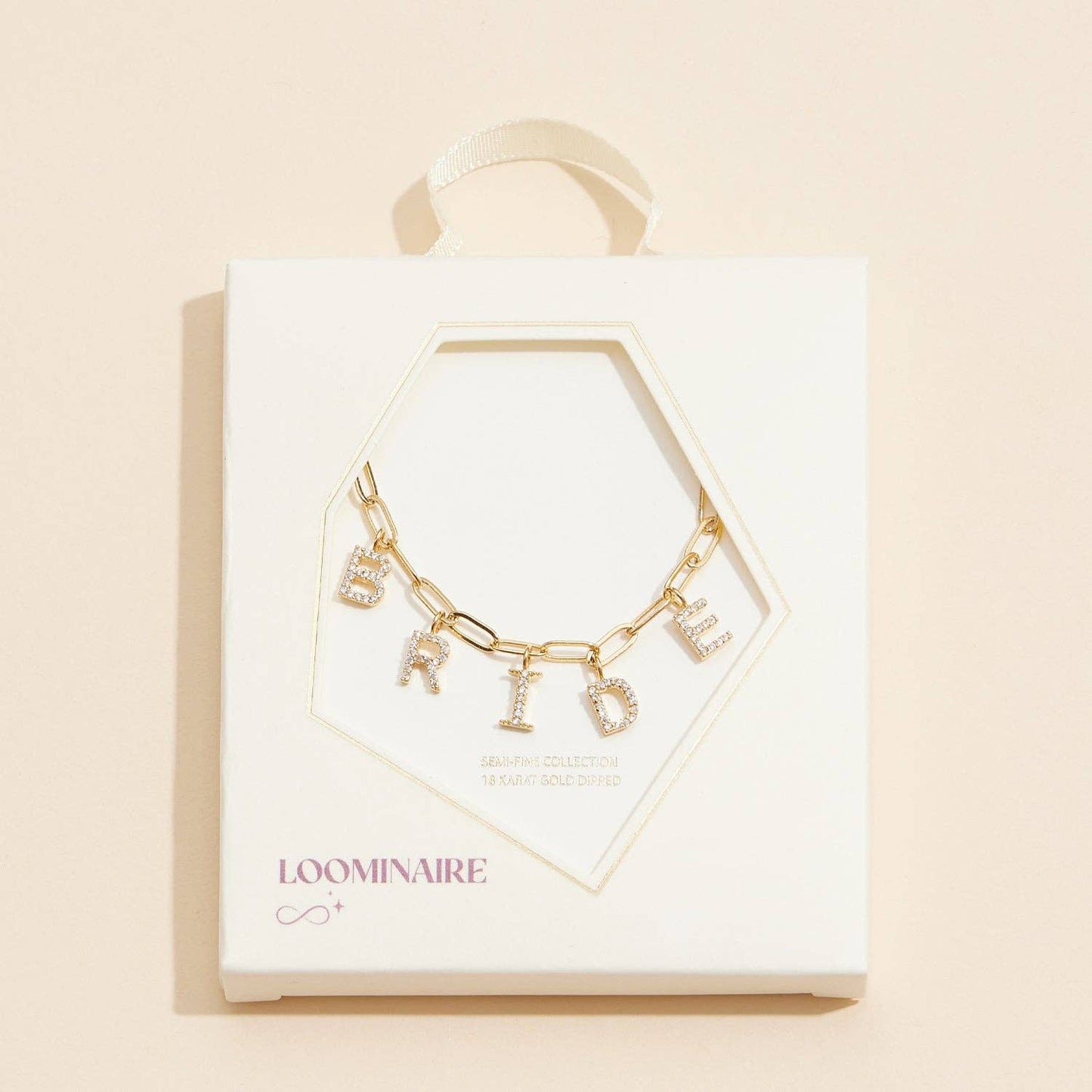 Sparkling "MIMI" Cubic Zirconia Charm Necklace