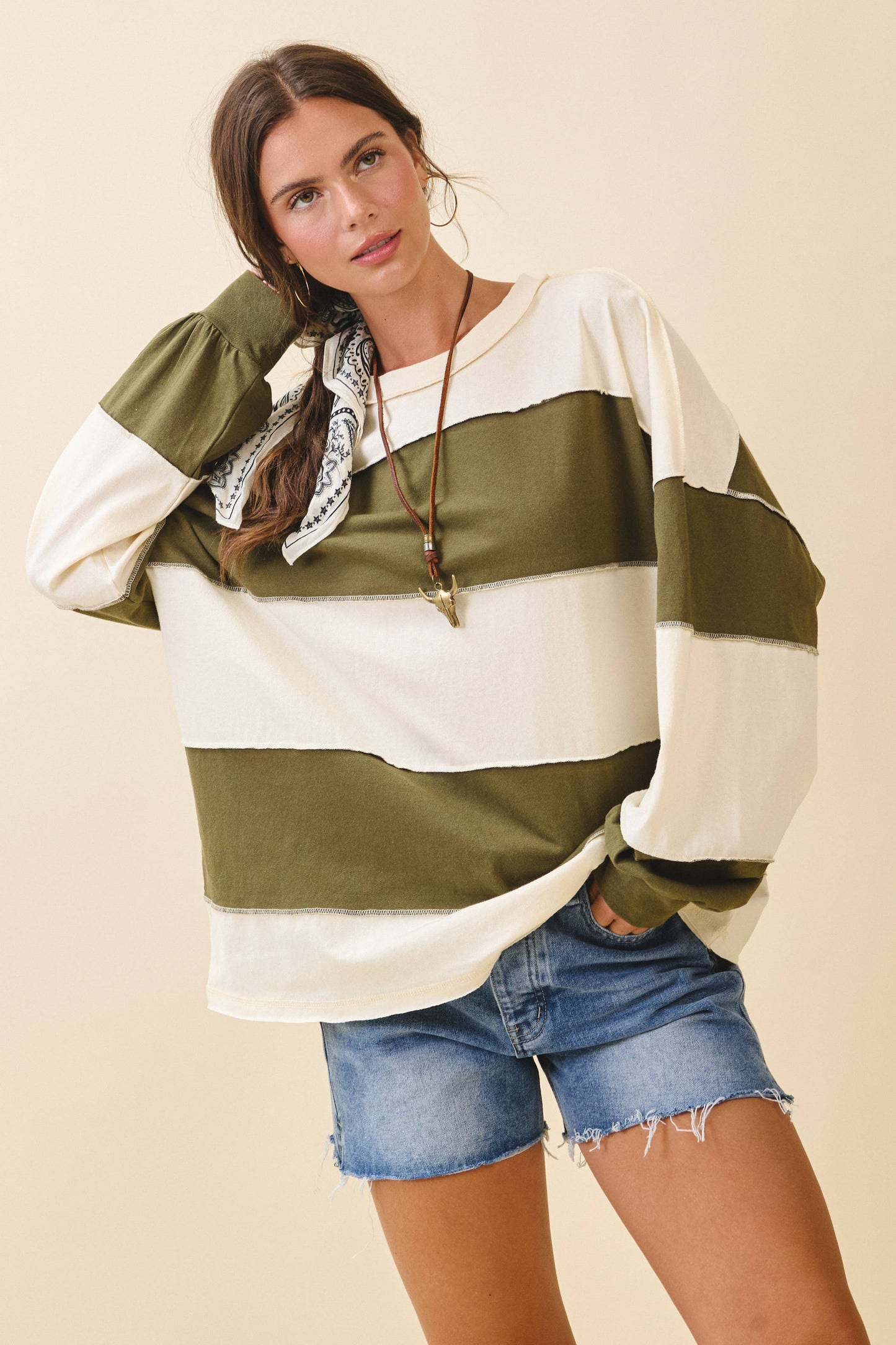 Long Sleeve Slouchy Top