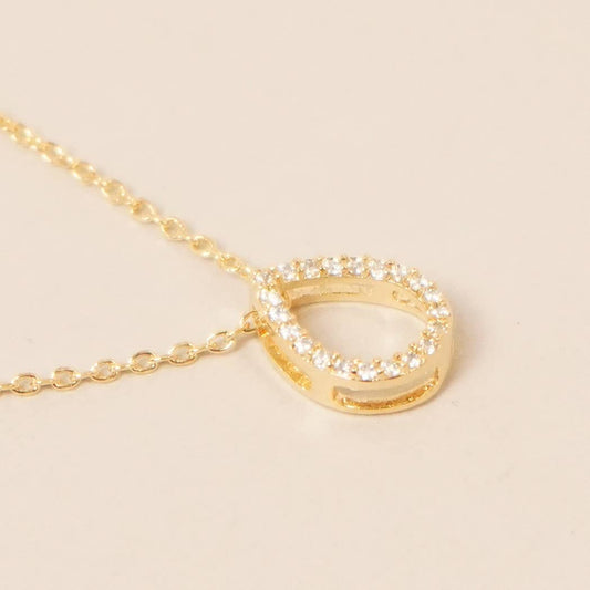 Water Drop Charm Necklace