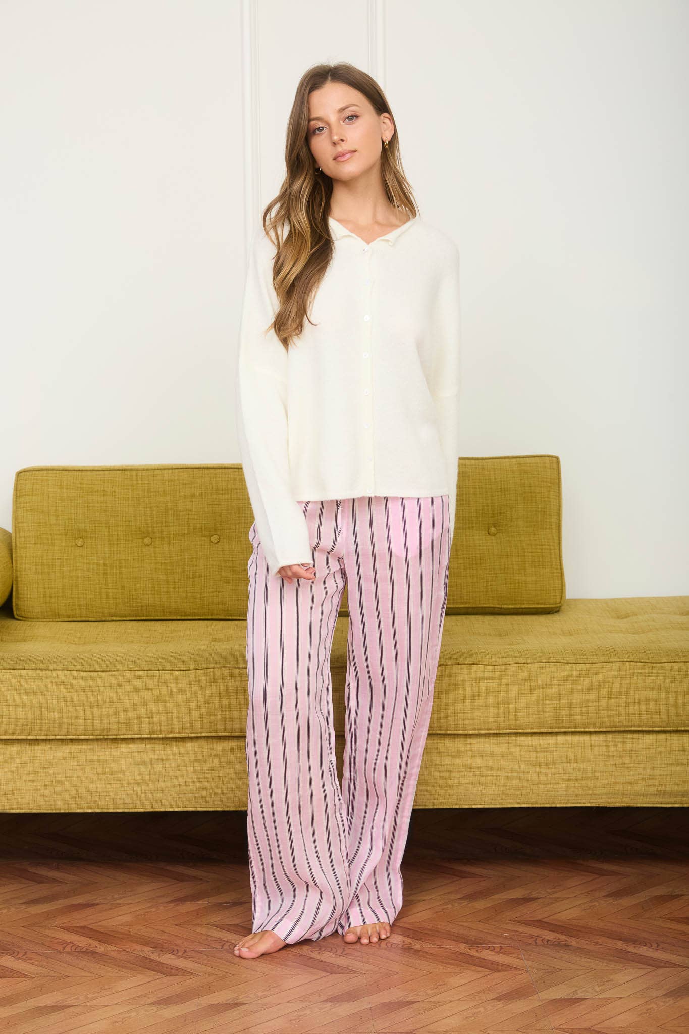 Lightweight  Button Down Knit Cardigan