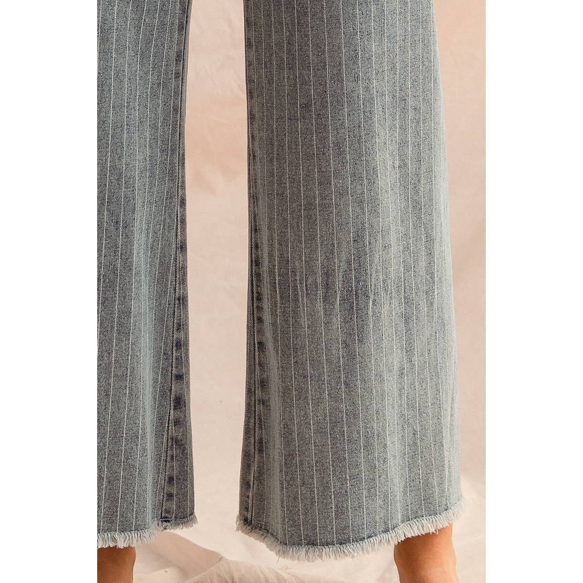 Lucy Stripe Denim Pants