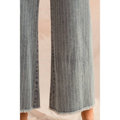 Lucy Stripe Denim Pants