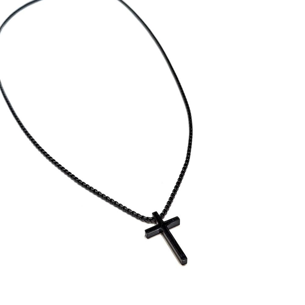 Gio L'uomo Mens Cross Necklace