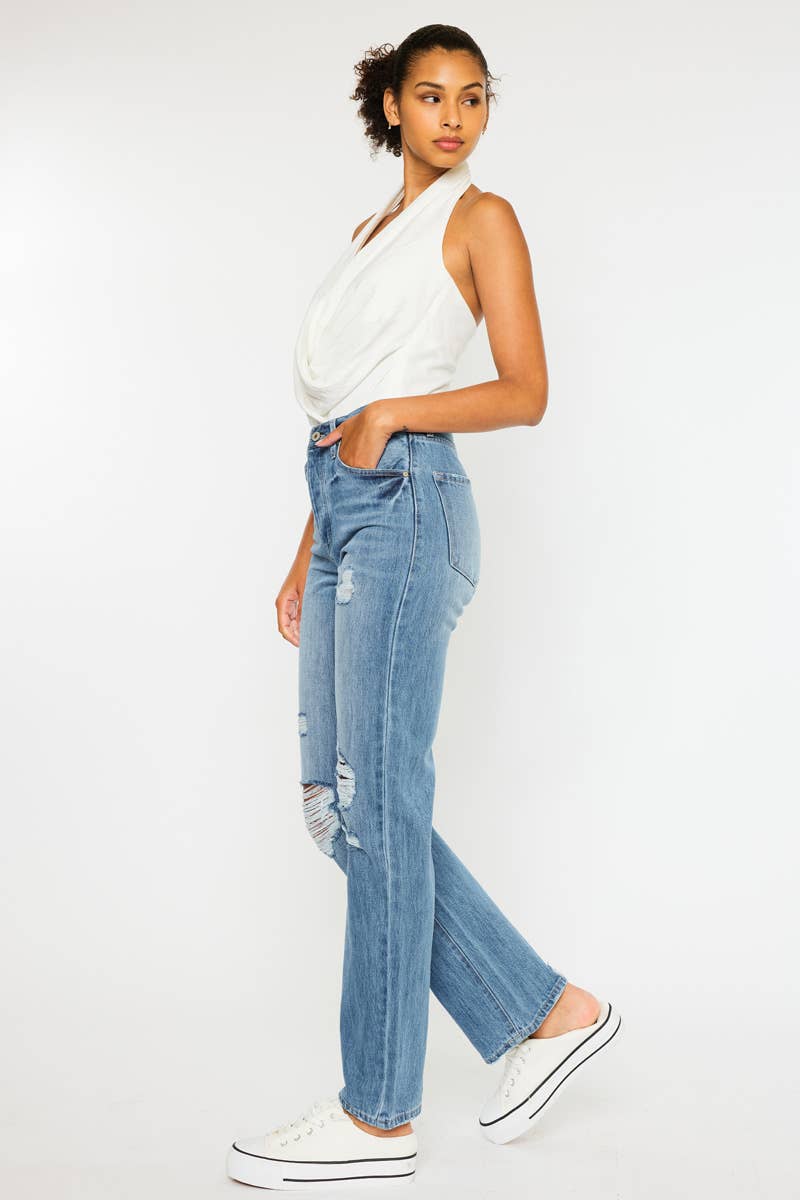 High Rise 90’s Straight Jeans