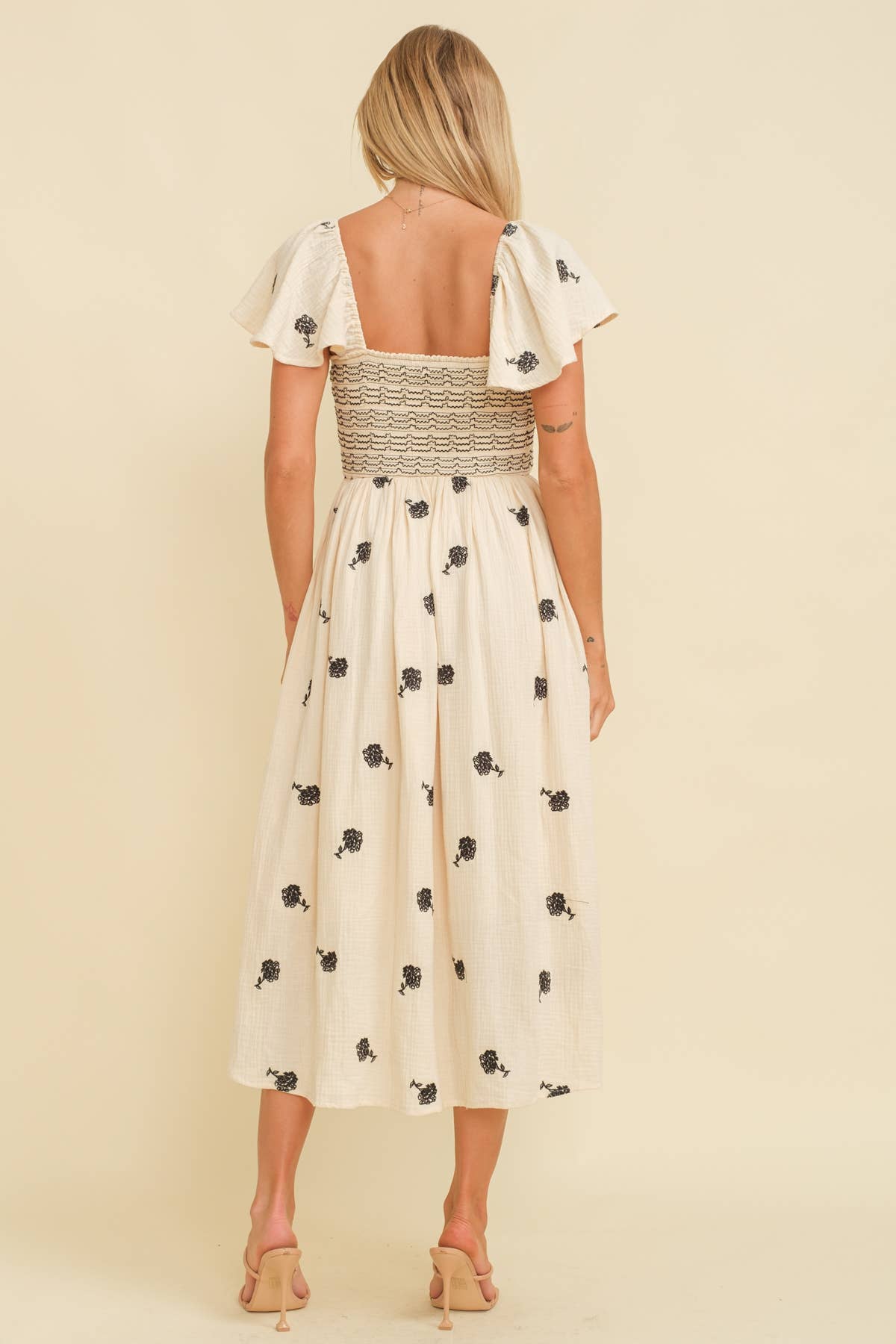 Floral Embroidered Dress