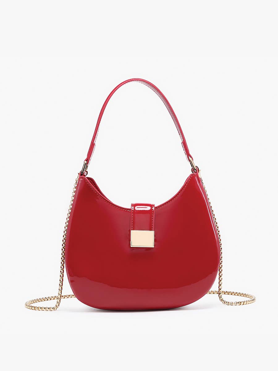 Malta Saddle/Crossbody Bag – Chain Strap Style
