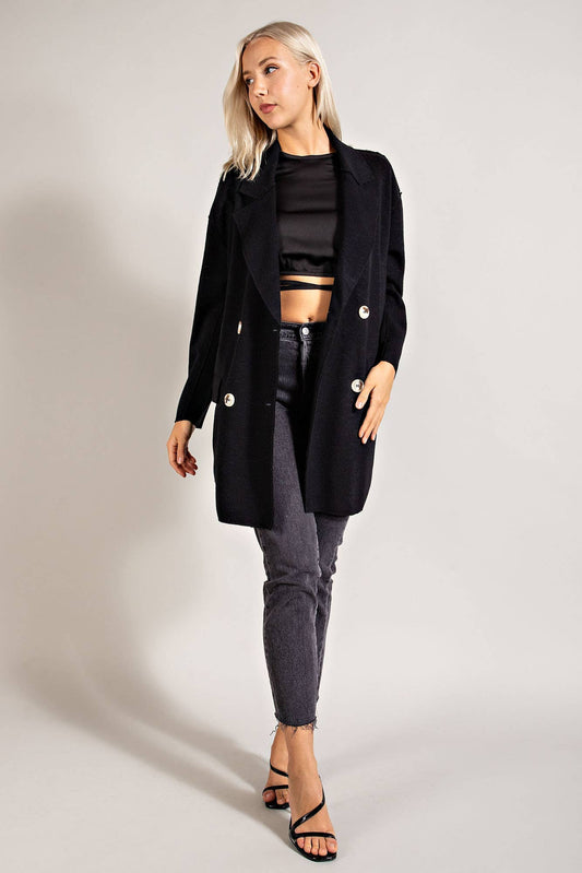 Double Breasted Midi Coat
