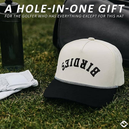 Laser Cut Golf Rope Cap - Birdies (Upside Down)