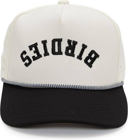 Laser Cut Golf Rope Cap - Birdies (Upside Down)