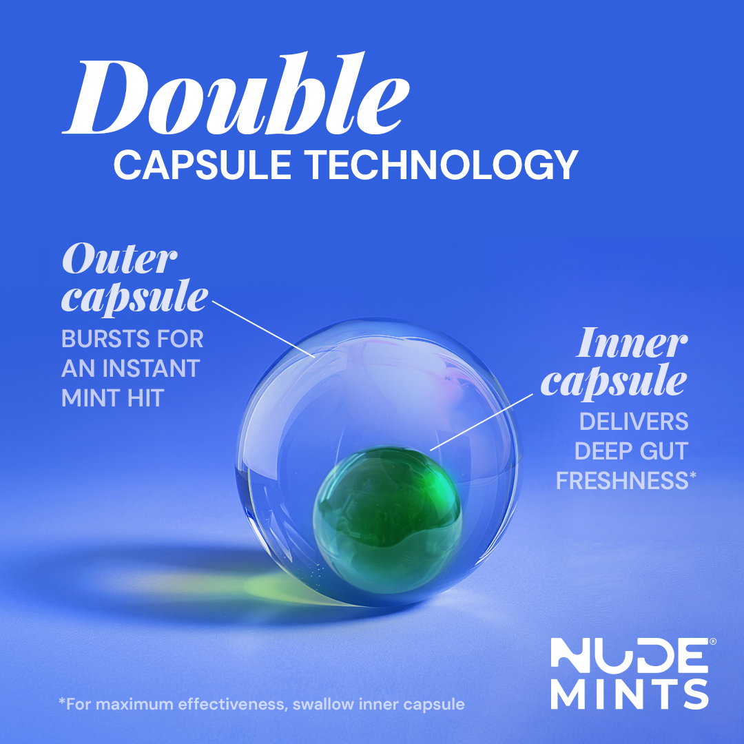 NUDE Mints - Dual Action Liquid Mint Capsules