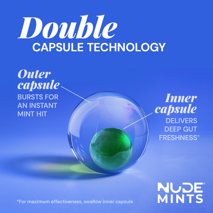 NUDE Mints - Dual Action Liquid Mint Capsules