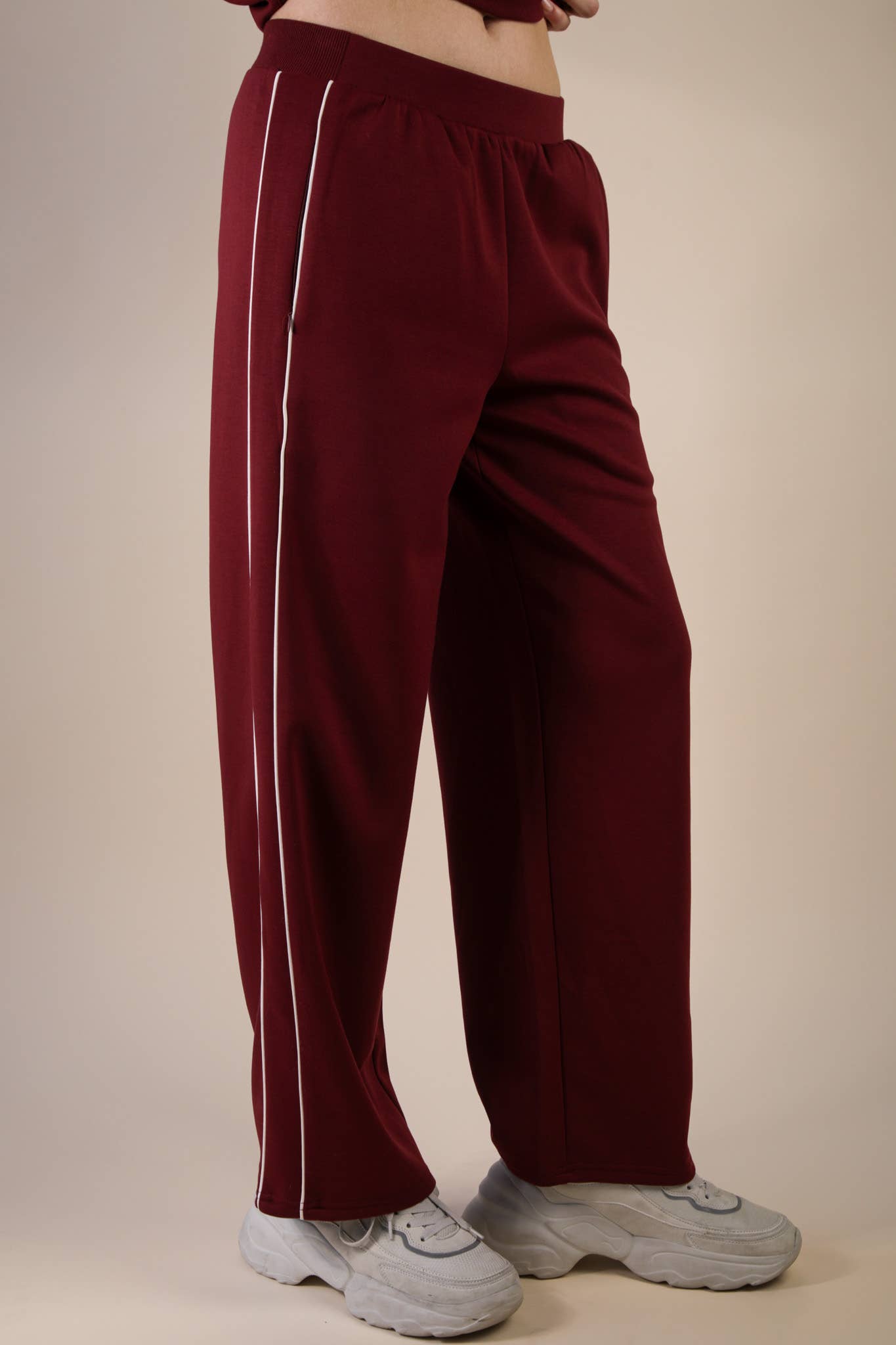 Wide Leg Knit Comfy Casual Sweat Pants