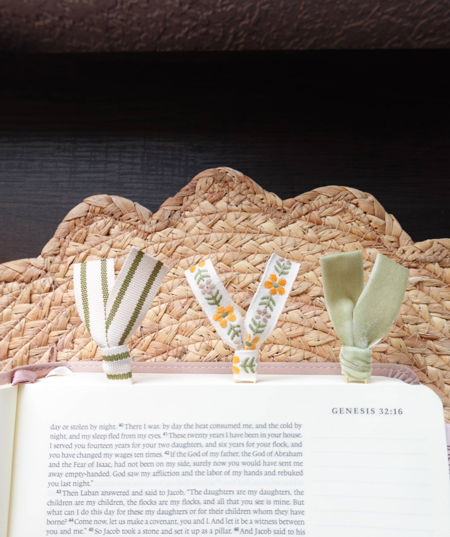 Handmade Ribbon Bookmark Set