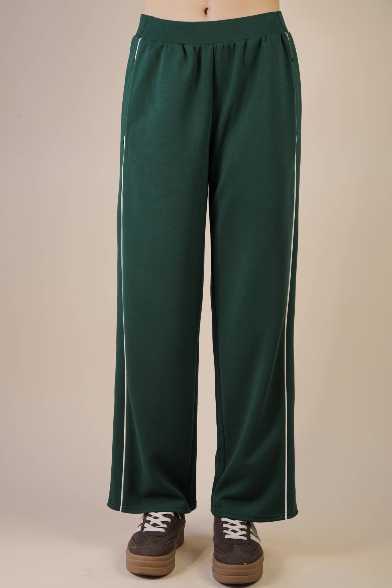Wide Leg Knit Comfy Casual Sweat Pants