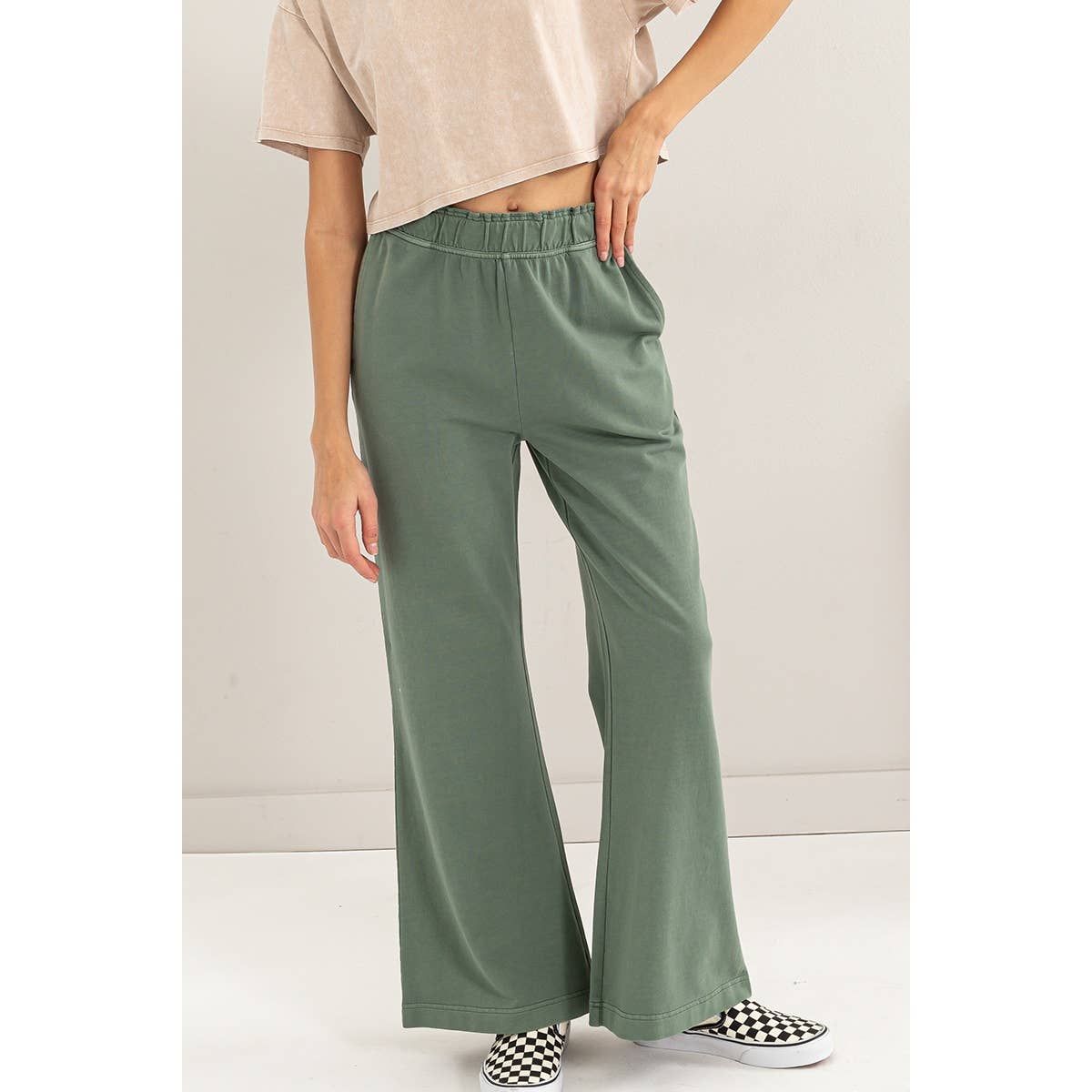 High Waist Flare Pants