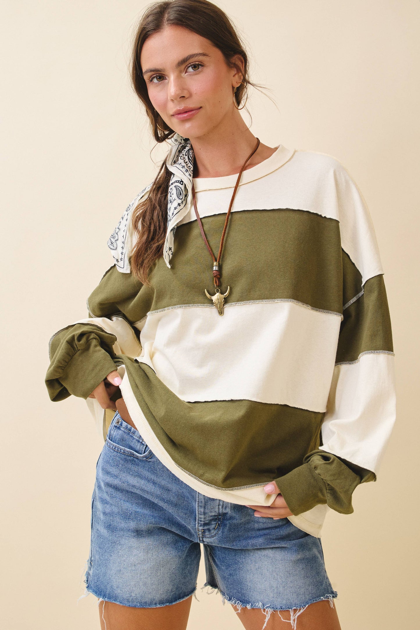 Long Sleeve Slouchy Top
