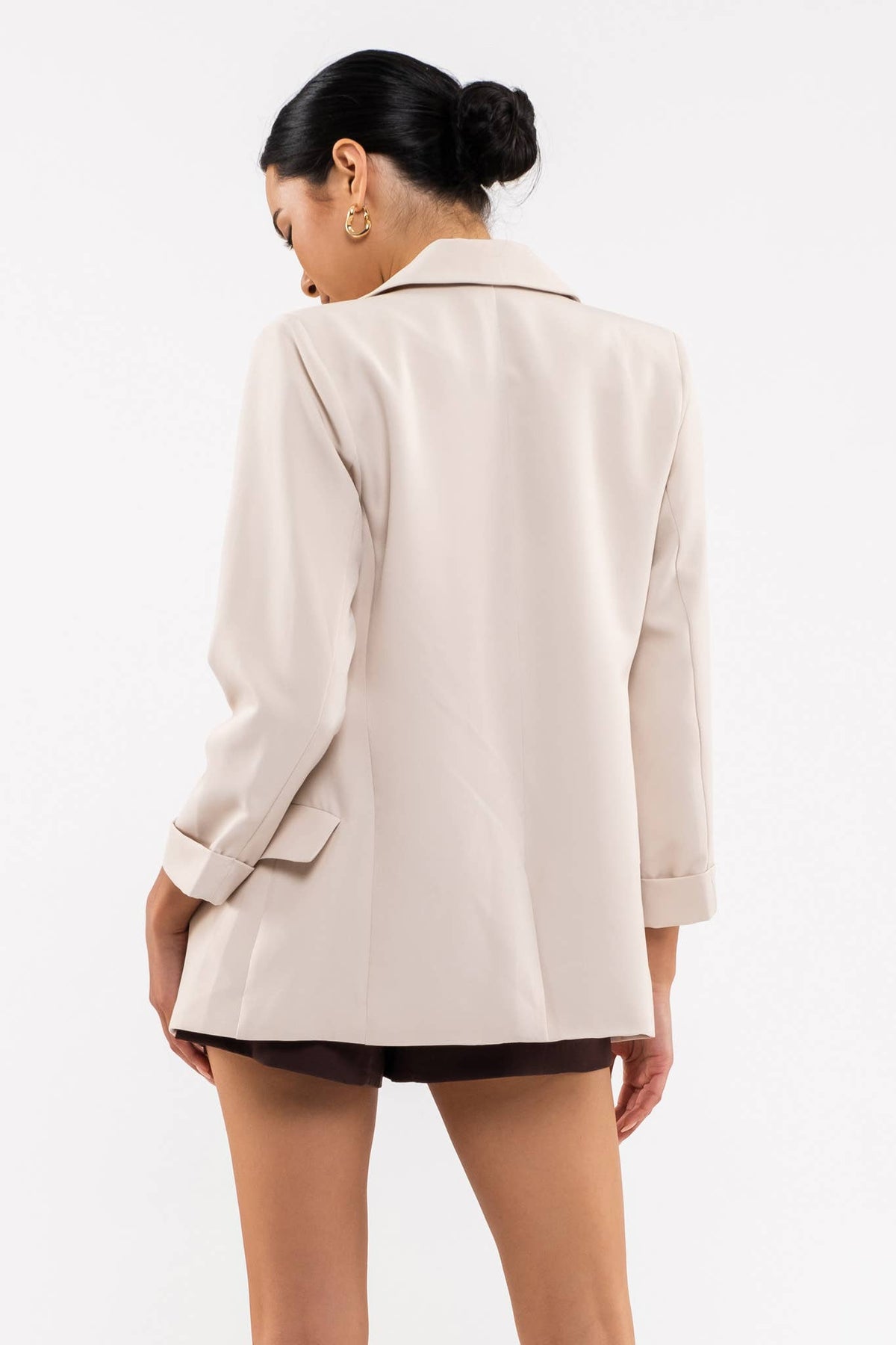 Brandi Folded Sleeve Blazer