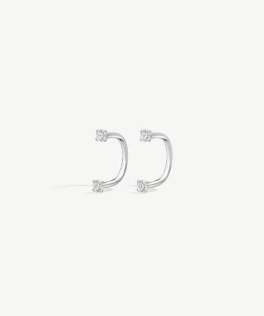 Arc Hoop Earrings