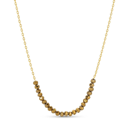 Delicate Crystal Accented Necklace