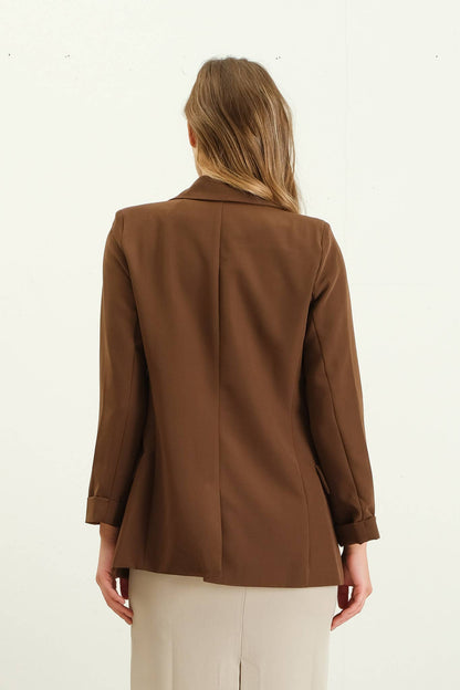 Brandi Folded Sleeve Blazer