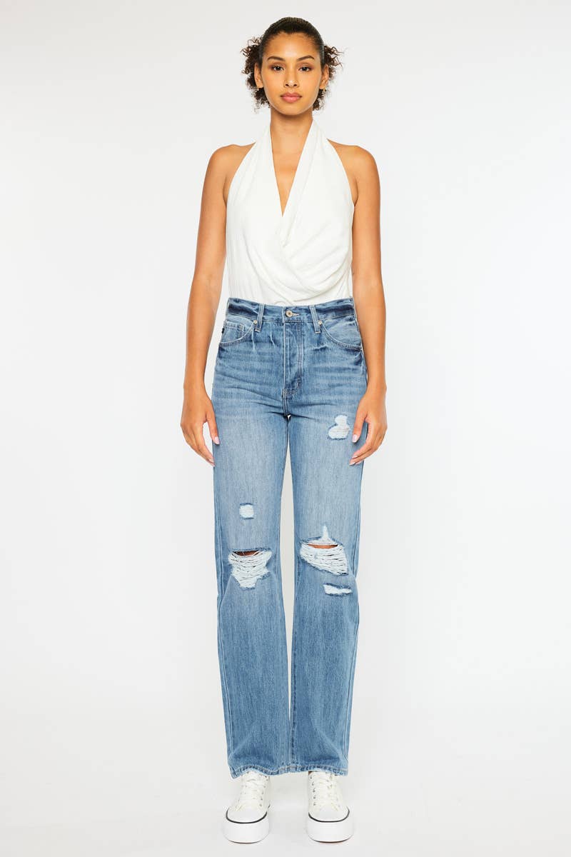High Rise 90’s Straight Jeans