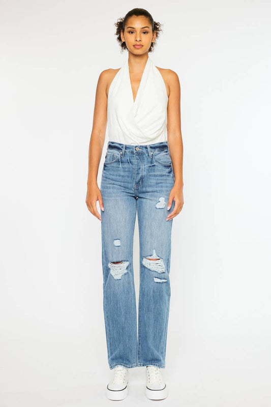 High Rise 90’s Straight Jeans