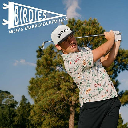 Laser Cut Golf Rope Cap - Birdies (Upside Down)