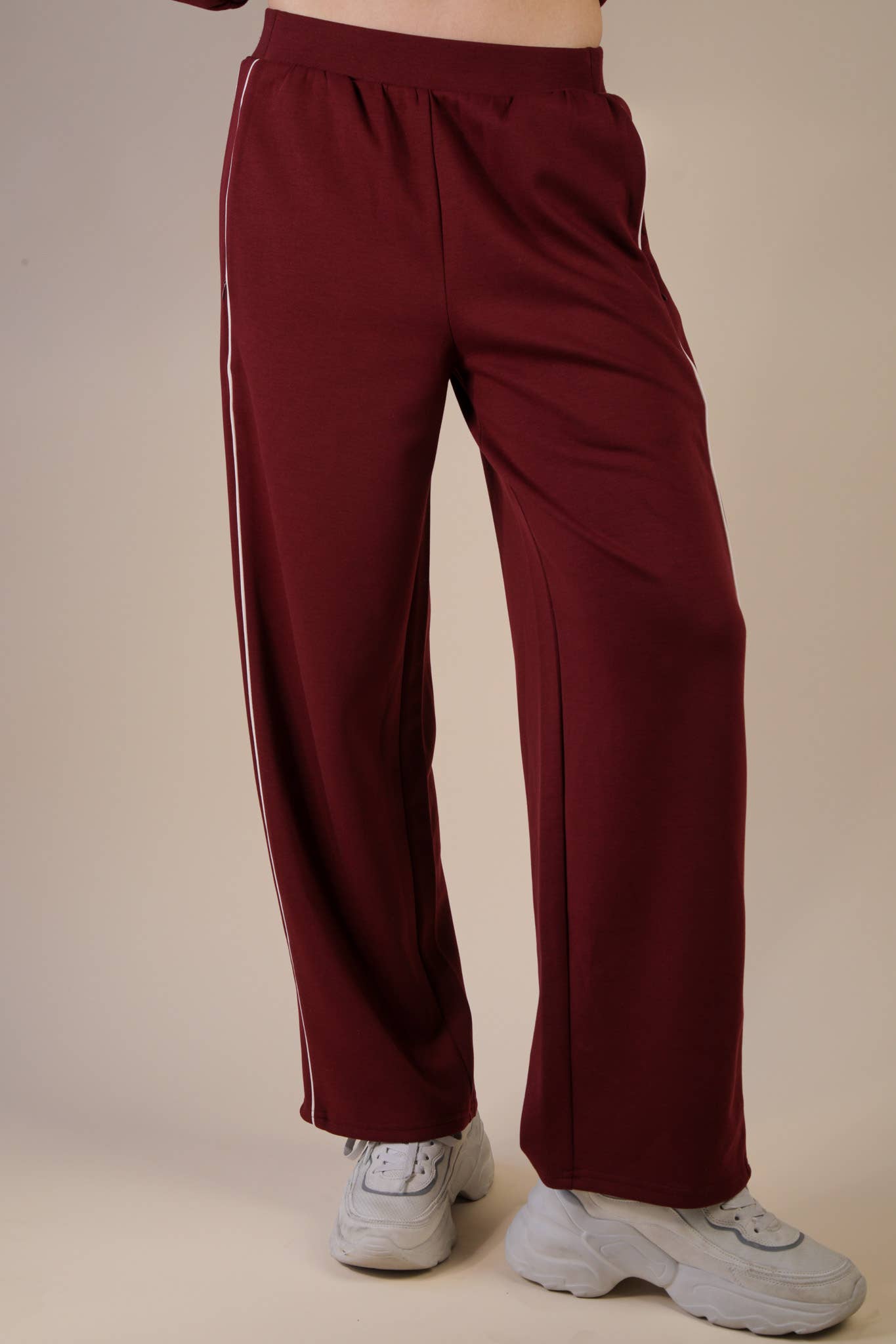 Wide Leg Knit Comfy Casual Sweat Pants