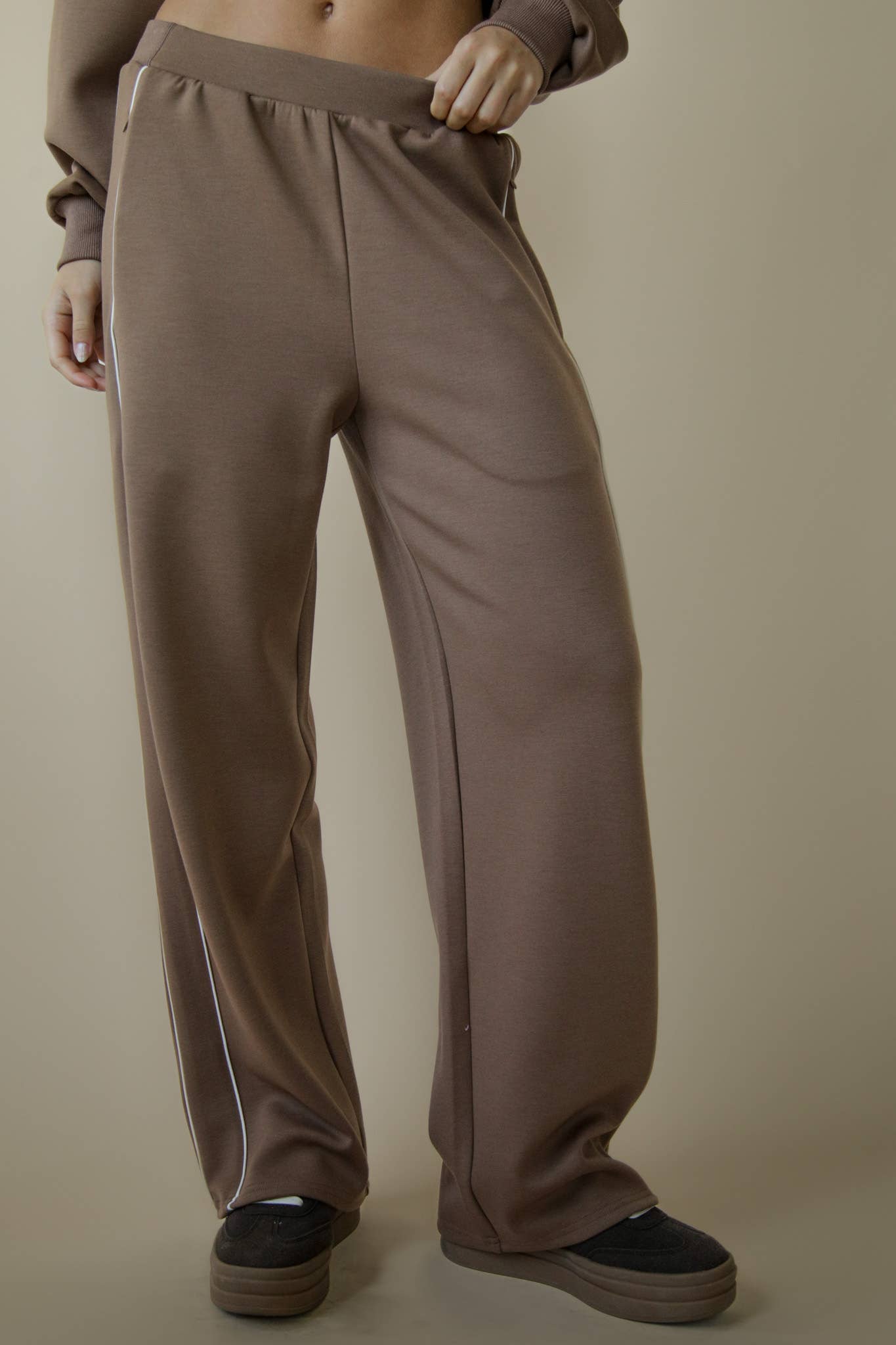 Wide Leg Knit Comfy Casual Sweat Pants