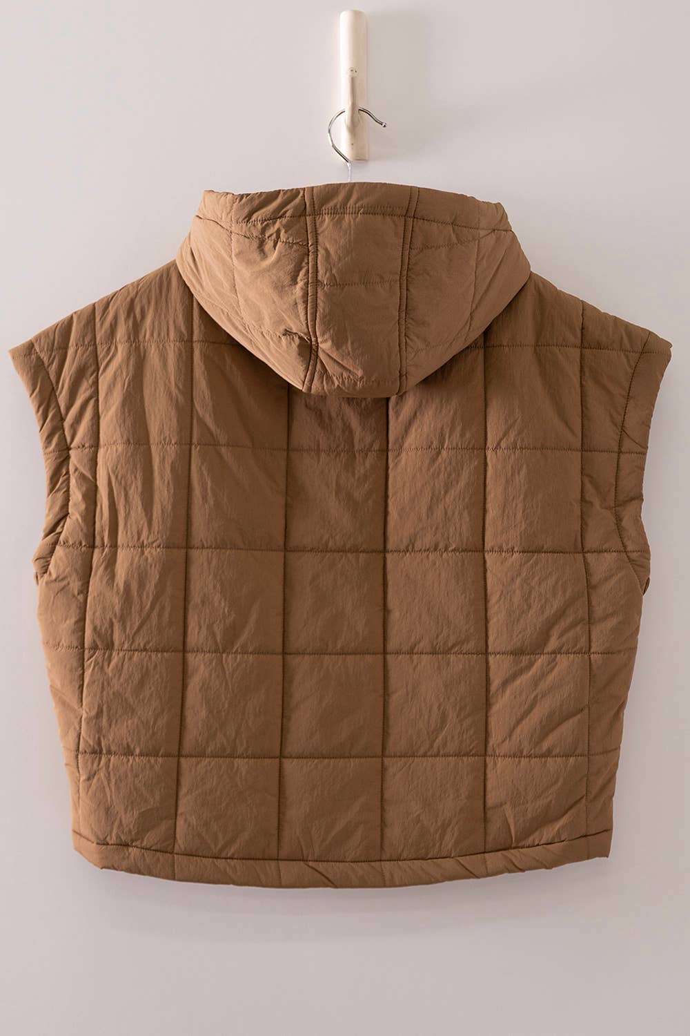 Quilted Hooded Puffer Vest