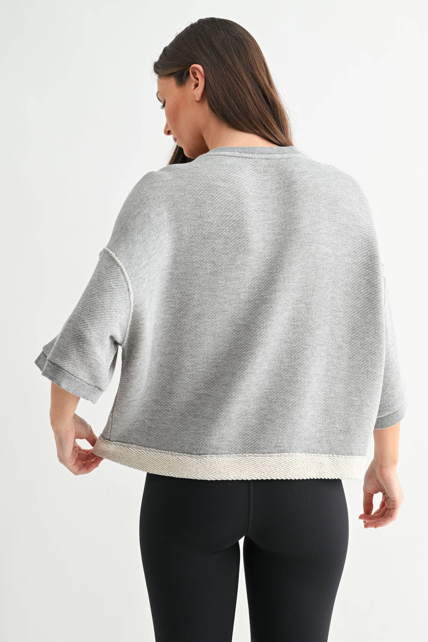 Driftwood Raw Edge Cardigan