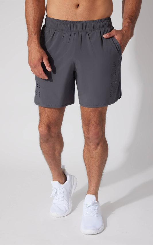 Men's  Woven Short with Back Zipper Pocket
