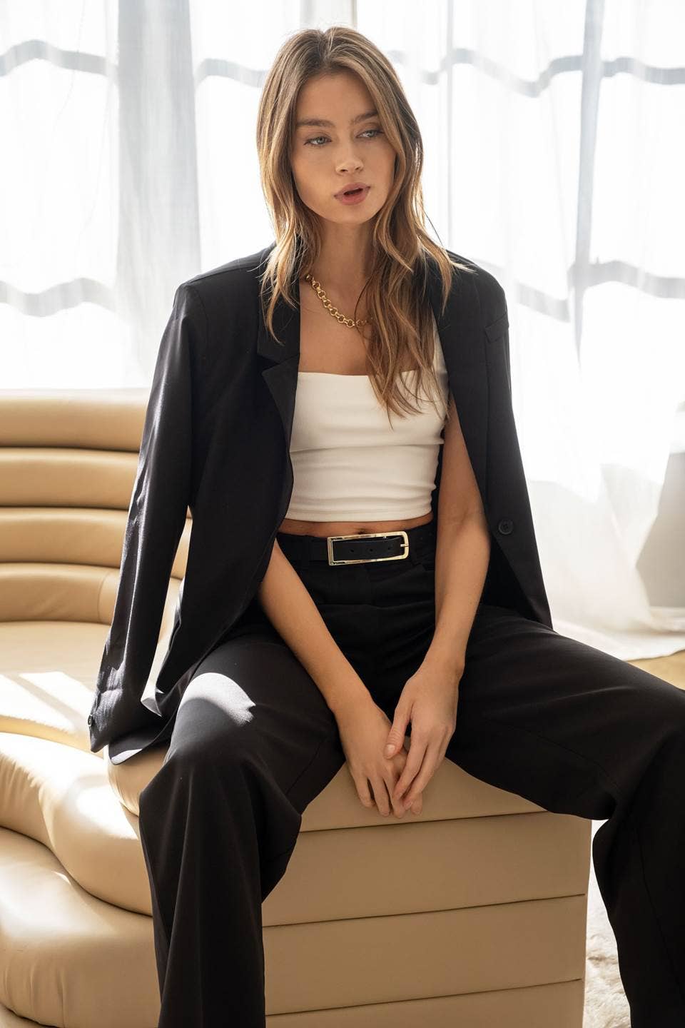 High Waisted Wide Leg Pants