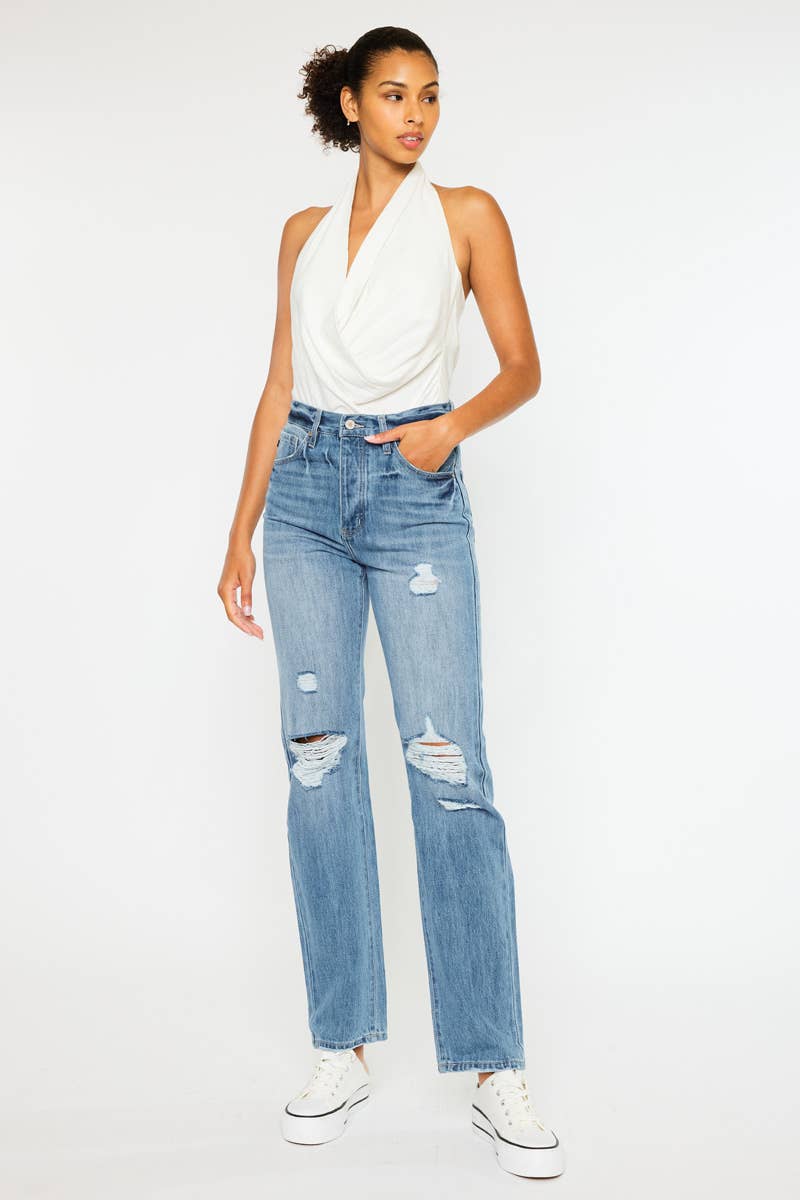 High Rise 90’s Straight Jeans